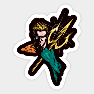 King of Atlantis Sticker